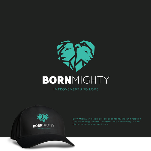 Bring “Born Mighty” Logo and Social To The Masses! Design by >>Jelena<<