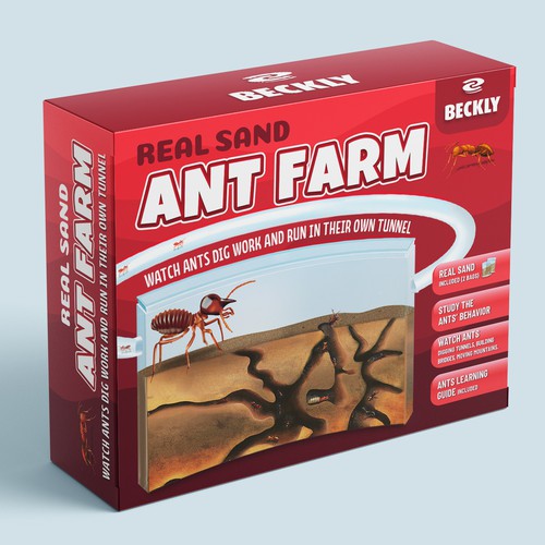 Eye Catching Ant Farm Box Design Design by Radmilica