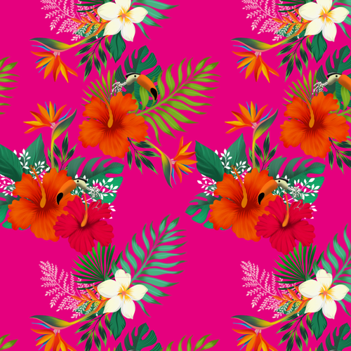 Tropical Fabric Print - Textile Designers & Illustrators Los Angeles fashion brand needs your designs Design by ash00 Designs