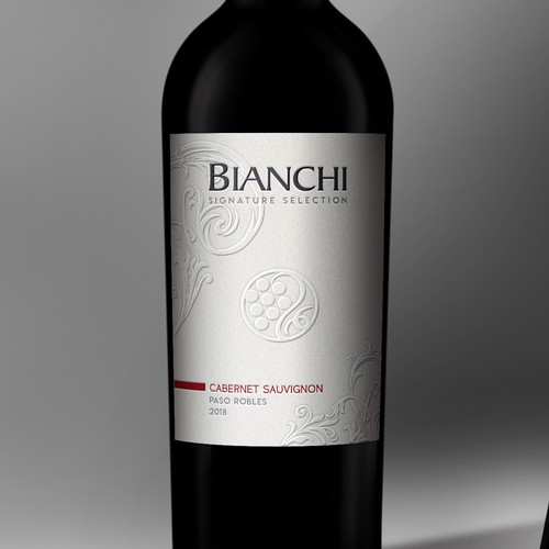 Bianchi Wine Label Design by Vasily ERA