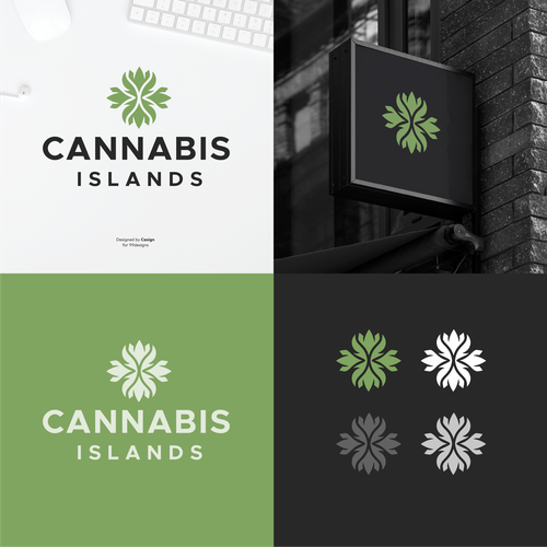 コンペ「Create a logo for Cannabis Islands!」のデザイン by casignさん 