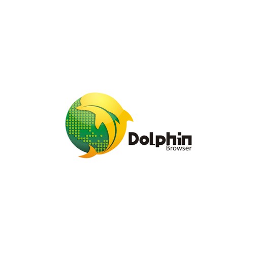 New logo for Dolphin Browser Design por Rifz