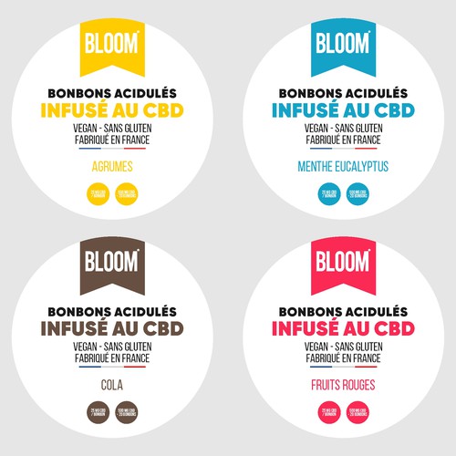 BLOOM CBD Gummies need his new packaging Design by DevDevit   ★ ★ ★ ★ ★