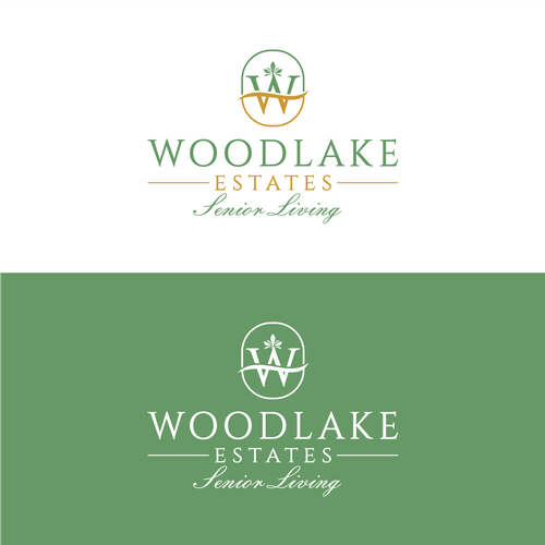 Create an Iconic Logo for Our Senior Living Community - Woodlake Estates Senior Living Design by DeSaFeART