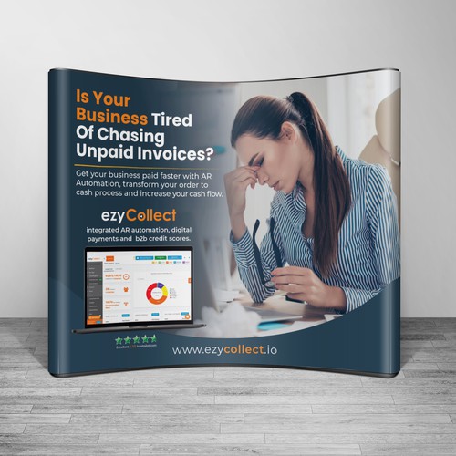 B2B Saas Pull Up Banner for Trade Show Diseño de Sketch Media™