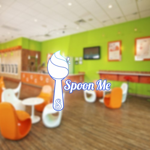 Create a trendy logo for a new Frozen yogurt shop! Spoon Me Yogurt Design by Diki_Yuan