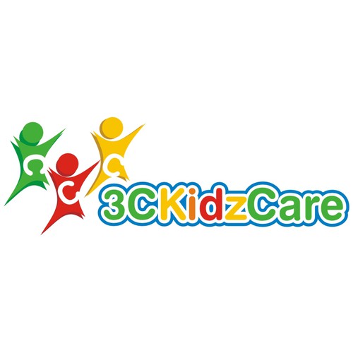 Create a modern yet bright, happy and fun logo for 3C Kidz Care Design by Chandra 04