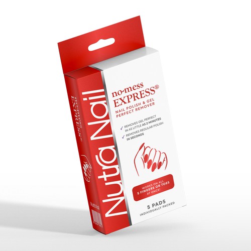 Nutra Nail Gel Remover Design by SRGrafica