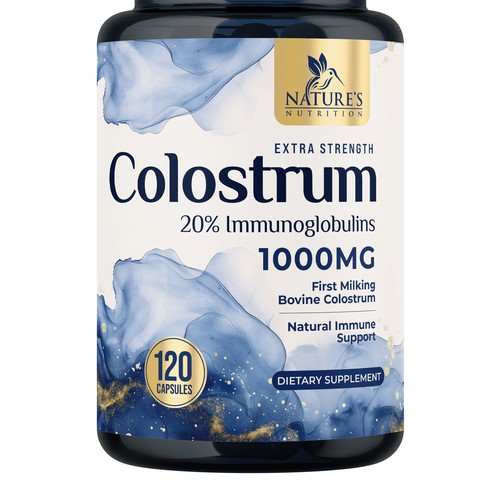 Powerful, Colostrum Design Needed for Nature's Nutrition Design by UnderTheSea™