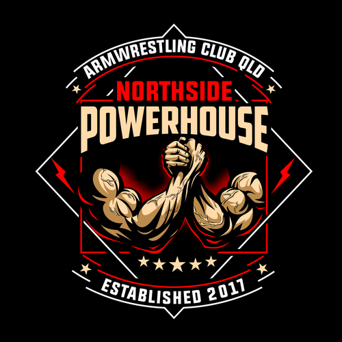 Design vincitore del contest "We need a powerful new ArmWrestling Club logo that will be showcased worldwide"