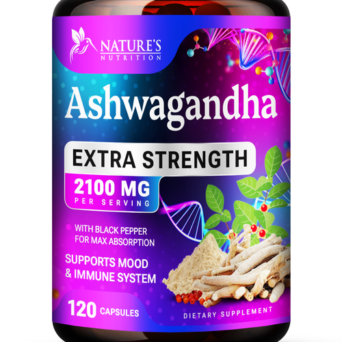 Ashwagandha Design Needed for Nature's Nutrition Design by Studio MH