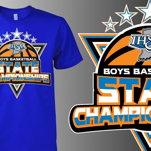 Basketball Championship Kings County - Basketball T-shirt Design T-Shirt  Design - 2640