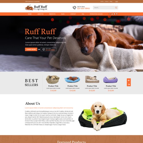 Homepage needed for Doggy Website Design by OMGuys™