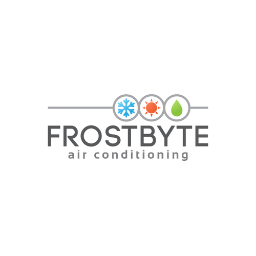logo for Frostbyte air conditioning Design por Alentejano