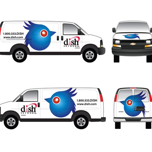 Diseño de V&S 002 ~ REDESIGN THE DISH NETWORK INSTALLATION FLEET de rgkraphics