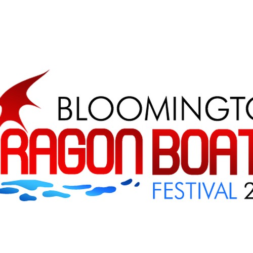 logo for Bloomington Dragon Boat Festival Design by shyne33