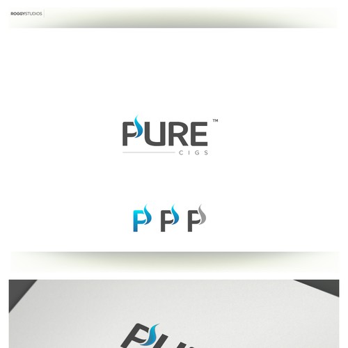 Create an updated logo design for PURE CIGS Design réalisé par Roggy