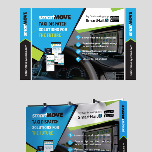 Design a modern and striking conference booth display Design by Artking™