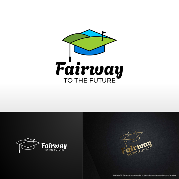 Golf Event Logo Supporting a School Fundraiser