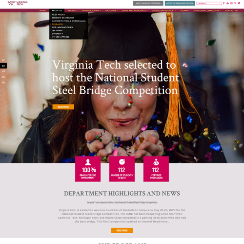 Proposition sur un concours de Design de thème WordPress, réalisée par nazdesigns7