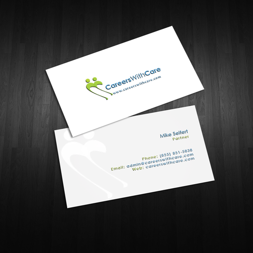 Hire Me business cards Diseño de An'