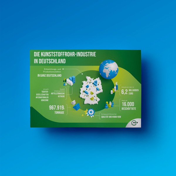 Design by Ordnassela titled "Plastic pipeline infographic"