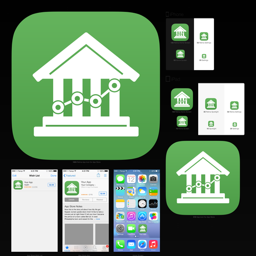 Design an iOS app icon that fits alongside our existing family of iOS apps Design by Carlo - Masaya