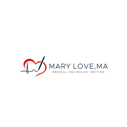A friendly logo for a writer specializing in medicine & health Design by cozyme28^_^