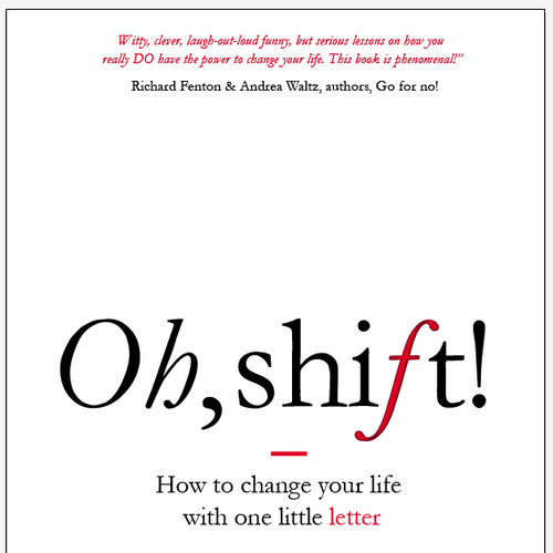 The book Oh, shift! needs a new cover design!  Design por dejan.koki