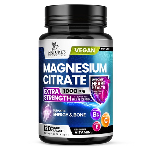 Premium Magnesium Citrate Design needed for Nature's Nutrition Design by Davi Giolo ★