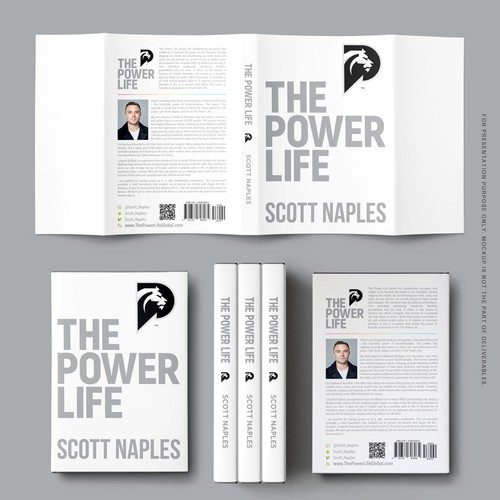 Innovative design for the cover of a best-seller book, encompassing front, back, and spine, for both Ontwerp door Miracolo