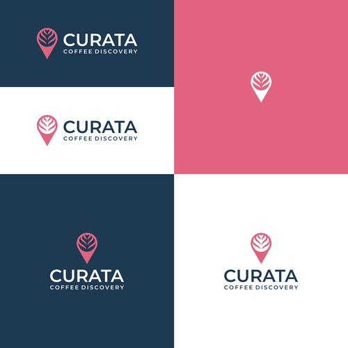 "Warm, modern logo for specialty coffee discovery app" winning Brochure