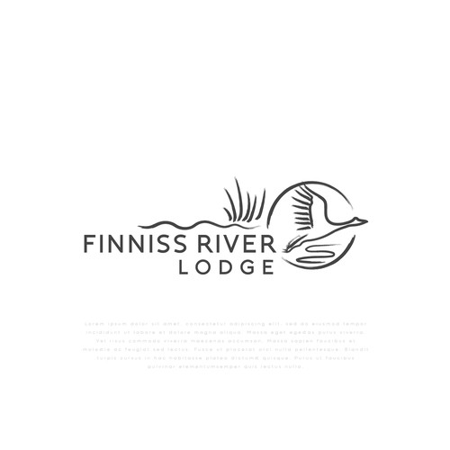 Logo for new Luxury Lodge on a working cattle station in the NT Design by Michael San Diego CA