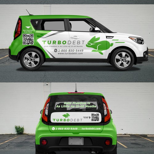 Kia Soul Car Wrap Design for Hot Fintech Startup Design by DuhaCreative