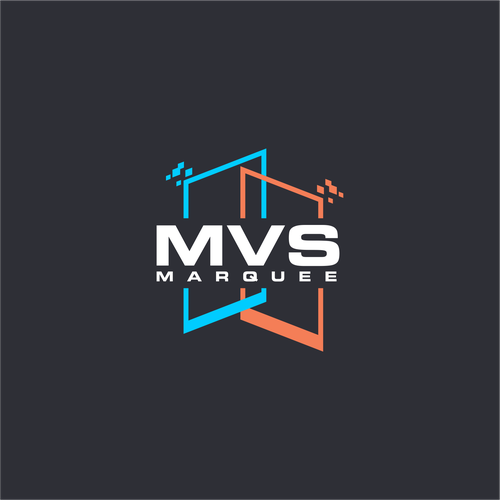 MVS Marquee digital signage logo Design by Dee_studio