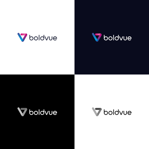 Powerful, confident and modern logo for a job interview prep app. Design réalisé par kdgraphics