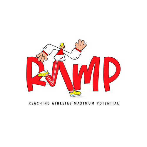 Orthopedic practice needs a logo for their athlete rehab program - RAMP Design by ABUEWAIDAᵃʳᵗ