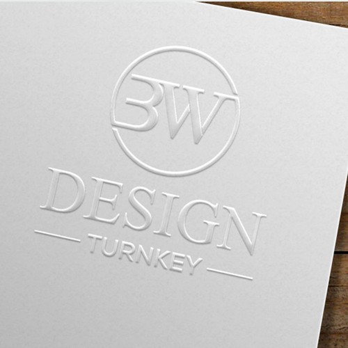 Logo for global interior design firm introducing new turnkey concept Design by andristra™