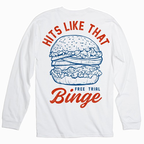 Vintage Diner-Style Original Illustration for Unisex Sweatshirt for Movie Rec Podcast Design by Zyndrome