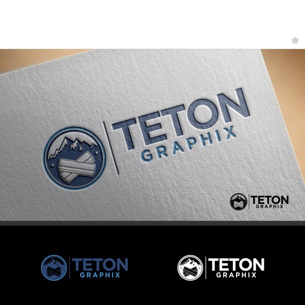 Logo design for "TETON GRAPHIX"