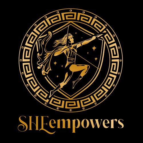 SHEempowers - luxurious design of a woman preferrably in some kind of a circle to appeal to women professionals Design by Jacob Gomes