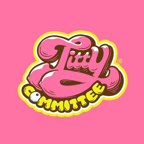 Logo with vintage  pop aesthetic Design by @elcontrolx