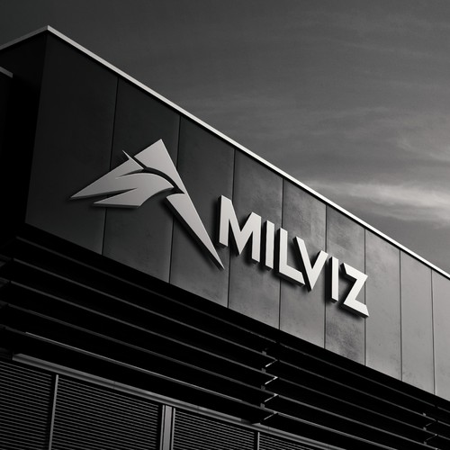 MILVIZ Logo - Producer of Military Flight Simulation Design by plyland