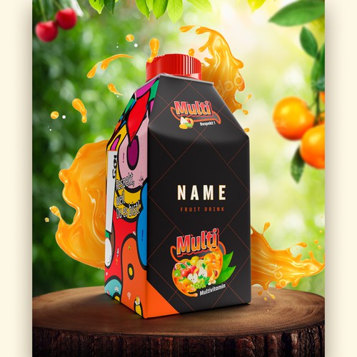 Diseño de Dynamic poster design for Fruit Juice advertisement de Mayank Ojha