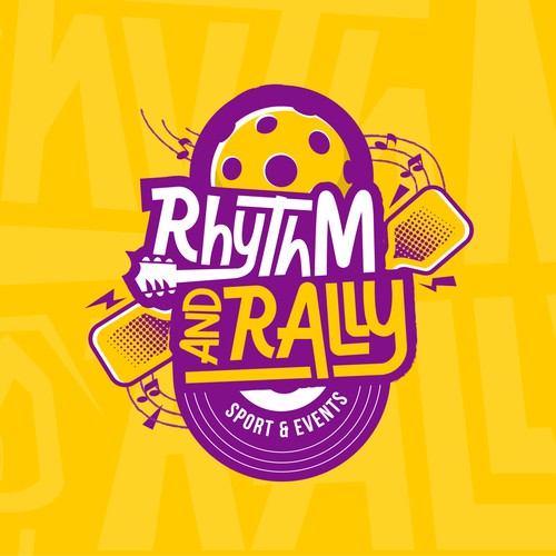 Music Meets Pickleball! Cool, musical logo for sports facility Design by Yeison Higuera