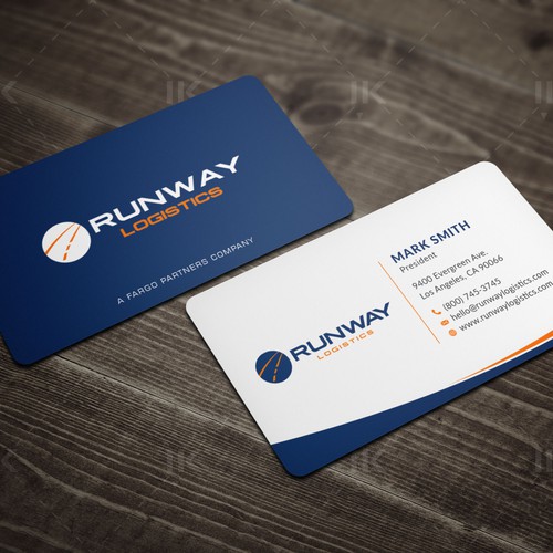 Design di Runway Logistics Business Card di IK_Designs