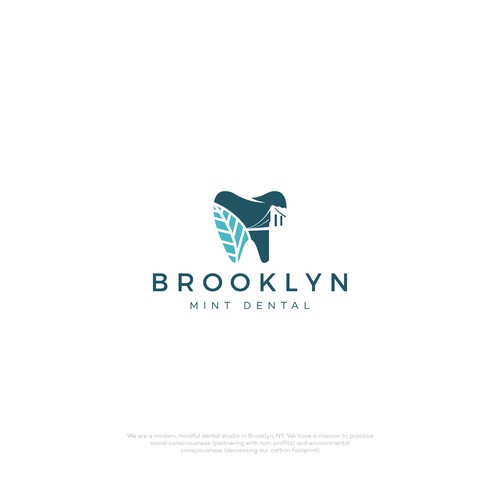 We need a compelling brand logo for our mindful, modern dental studio in Brooklyn Réalisé par Heaven™