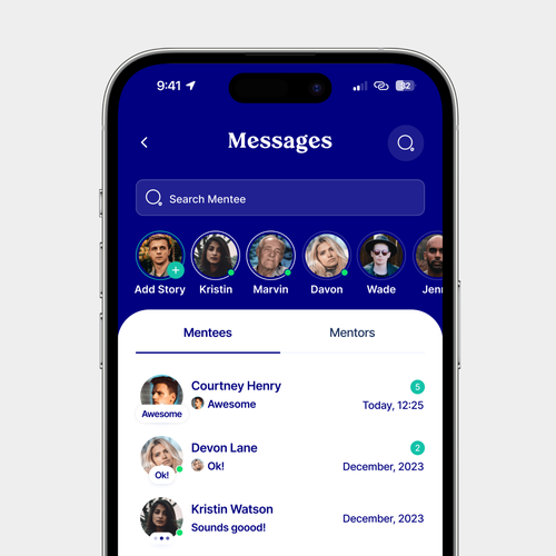 Redesign a mobile app for a career coaching startup Design by Ray-Mithun