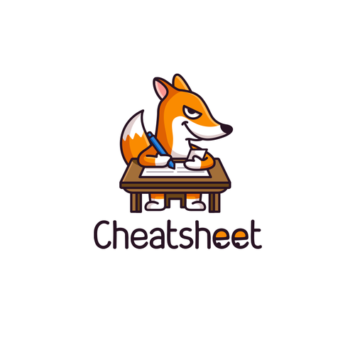 Unique descriptive combo mascot Logo that embodies the action of cheating on a test & shortcuts Design von vaneltia