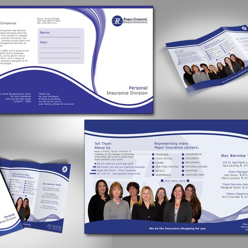 Reagan Companies - new tri-fold brochure design Design by Bilys